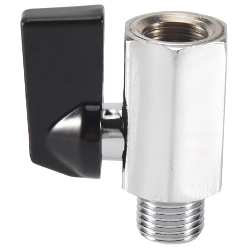 Vjsujehgy Chrom Messing 1/4 Kugelhahn mit Gewinde Stecker auf Buchse Luftkompressor Vjsujehgy Chrom Messing 1/4 Kugelhahn mit Gewinde Stecker auf Buchse Luftkompressor von Vjsujehgy