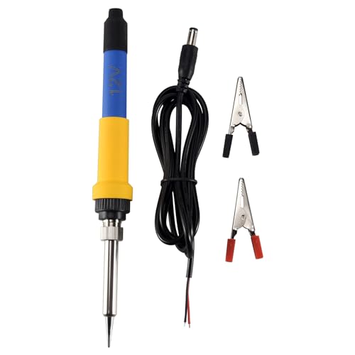 Vjsujehgy DC 12V Tragbarer LöTkolben Niederspannung Auto Batterie 60W SchweißEn Werkzeug Reparatur Werkzeuge mit Cilp von Vjsujehgy
