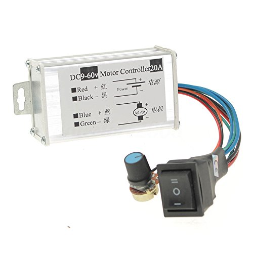 Vjsujehgy Dc 9 V 12 V 24 V 48 V 60 V 20A Reversible Motor Drehzahl Regler Regler Fahrer Pwm von Vjsujehgy