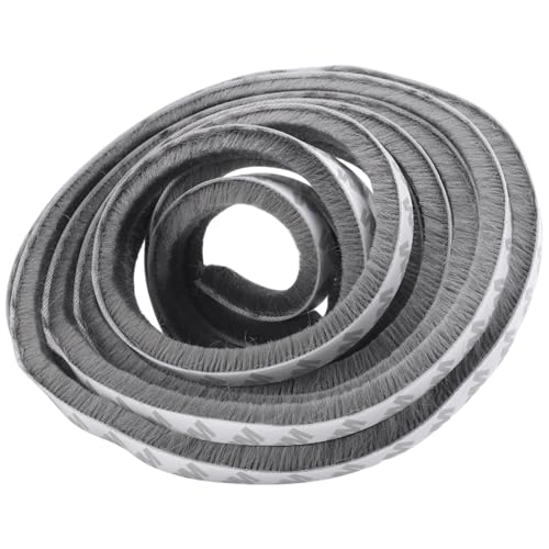 Vjsujehgy Dichtungs Streifen, TüR BüRsten Dichtung, Dichtungs Streifen, für Schiebe TüRen, Selbstklebende Isolierende TüR Dichtung,5Mx0,9Cm von Vjsujehgy
