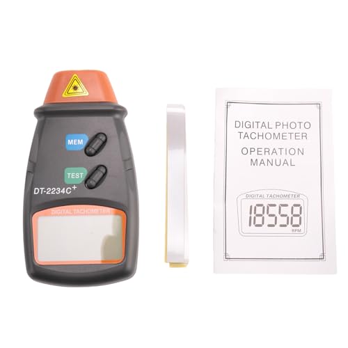Vjsujehgy Digitaler Drehzahlmesser Drehzahlmesser BerüHrungslos 2.5U/Min-99999U/Min LCD Anzeige Geschwindigkeit Messer DT2234C Tester Geschwindigkeit RPM ZäHler Vjsujehgy Digitaler Drehzahlmesser Drehzahlmesser BerüHrungslos 2.5U/Min-99999U/Min LCD Anzeige Geschwindigkeit Messer DT2234C Tester Geschwindigkeit RPM ZäHler von Vjsujehgy