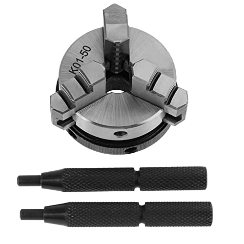 Vjsujehgy Drehfutter K01 50 Selbstzentrierendes Mini-Drehfutter 3-Backen-Holzdrehwerkzeug Vjsujehgy Drehfutter K01 50 Selbstzentrierendes Mini-Drehfutter 3-Backen-Holzdrehwerkzeug von Vjsujehgy