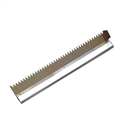 Vjsujehgy Dreieckige Kelle zum Einbringen Von Zahnschlammbrettern, 10 mm Öse, 600 mm, Edelstahl, Selbstklebend/Mörtel, Fliesenwerkzeug, Konstruktion von Vjsujehgy