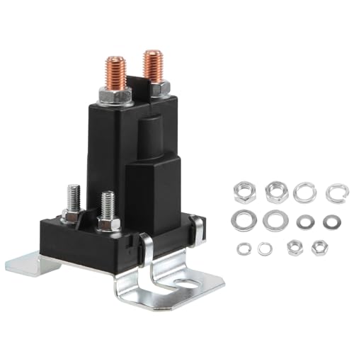 Vjsujehgy Dual Batterietrennrelais Start Ein/Aus 4 Pin 500A 12V Für Kfz-Netzschalter von Vjsujehgy