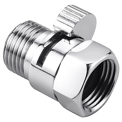 Vjsujehgy Duschkopf-Absperrventil G1/2 Durchflussdruckregler für Handbrause-Bidet-Sprühgerät von Vjsujehgy