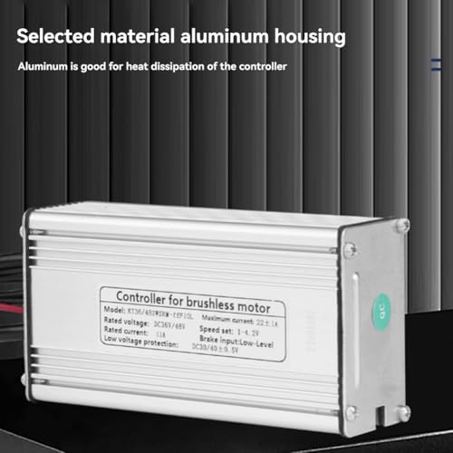 Vjsujehgy Elektrofahrrad-Controller mit 1T5-Lichtleitung KT-15A Wasserdichter Sinuswellen-Controller - Essential E-Bike-Zubehör Vjsujehgy Elektrofahrrad-Controller mit 1T5-Lichtleitung KT-15A Wasserdichter Sinuswellen-Controller - Essential E-Bike-Zubehör von Vjsujehgy