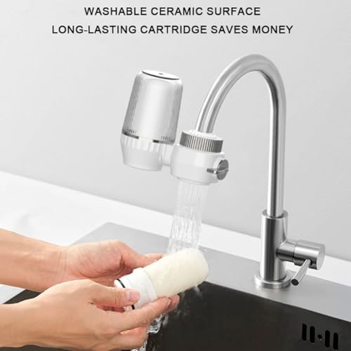 Vjsujehgy Erweitertes Wasserfilter- und Reinigungssystem für die Küchenarmatur, Ideal für Den Täglichen Gebrauch zu Hause von Vjsujehgy