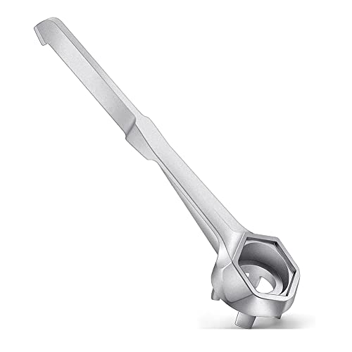 Vjsujehgy FassschlüSsel, Aluminium-Fassstopfen SpundschlüSsel-Werkzeug ÖFfnerschlüSsel zum ÖFfnen Von Spundkappen 10 15 20 30 55-Gallonen-Fass Vjsujehgy FassschlüSsel, Aluminium-Fassstopfen SpundschlüSsel-Werkzeug ÖFfnerschlüSsel zum ÖFfnen Von Spundkappen 10 15 20 30 55-Gallonen-Fass von Vjsujehgy