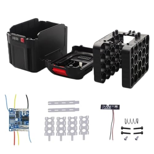 Vjsujehgy Für -Akkugehäuse, Aufbewahrungsbox, Shell, PCB-Ladeplatine für -Akkugehäuse, Zubehör für Elektrowerkzeuge, 20 Kerne von Vjsujehgy