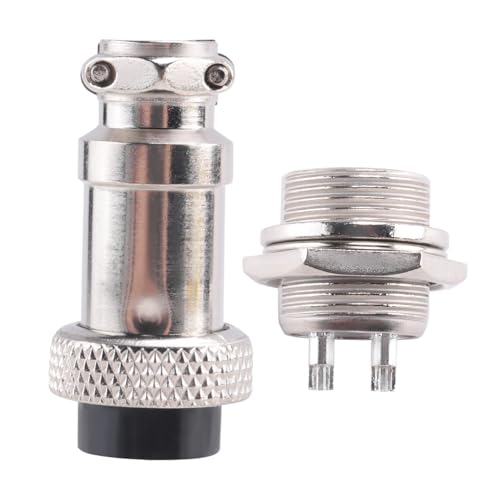 Vjsujehgy GX16 Aviation Verbinder 2-Poliger 400-V Schrauben Typ Stecker und Buchse Stecker Kabel Anschluss Aviation Stecker Sockel Verbinder Vjsujehgy GX16 Aviation Verbinder 2-Poliger 400-V Schrauben Typ Stecker und Buchse Stecker Kabel Anschluss Aviation Stecker Sockel Verbinder von Vjsujehgy