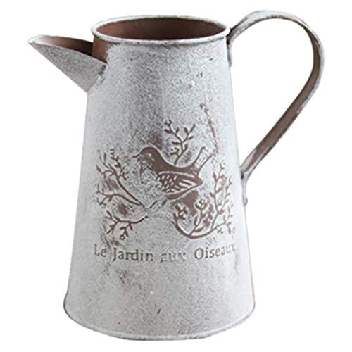 Vjsujehgy Gieß Vase FranzöSisch Jug Haus Dekoration Garten Dekoration Vase Blumen Arrangement Herstellung Garten Arbeit 17 Cm von Vjsujehgy