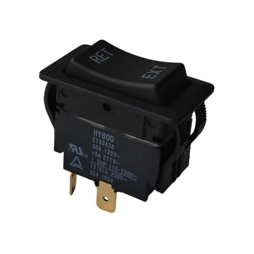 Vjsujehgy HY60D Wippschalter, Automatische Rückstellung RET-EXT, Steuerung der Bidirektionalen Motorumkehr 20 A 125 VAC 12(6) A 250 VAC von Vjsujehgy