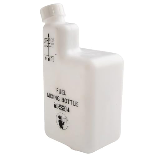 Vjsujehgy Heizöl-Mischflasche für 2-Takt-Motoren, 1L, 4 Übersetzungsverhältnisse 32:1/50:1/40:1/25:1, Wiederverwendbar von Vjsujehgy