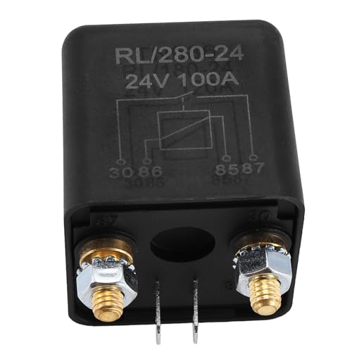 Vjsujehgy Hochstromrelais Startrelais Stromversorgung Auto Motor Automobil Starkstrom Startrelais Geringer Stromverbrauch 24VDC von Vjsujehgy