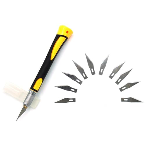 Vjsujehgy Holzschnitzmesser Obst Lebensmittel Skulptur Gravur Messer Handwerkzeuge -9302S Set Einfach zu Bedienen von Vjsujehgy