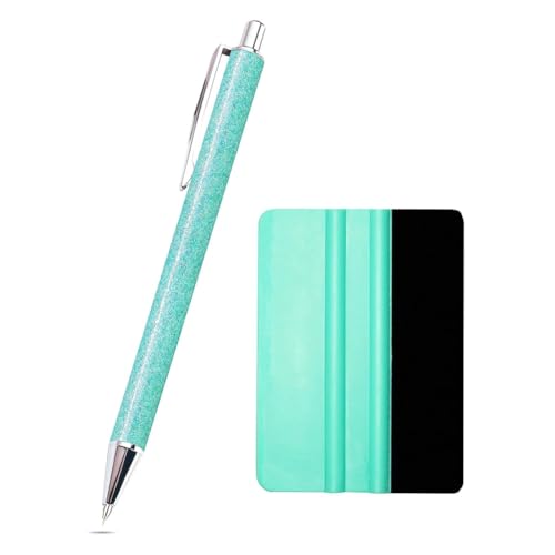 Vjsujehgy Jätstift-Werkzeugset, Wichtige Selbstklebende Vinyl-Kits, Präzisions-Pin-Pen-Werkzeuge für Air Silhouette-Zubehör, Türkis A Vjsujehgy Jätstift-Werkzeugset, Wichtige Selbstklebende Vinyl-Kits, Präzisions-Pin-Pen-Werkzeuge für Air Silhouette-Zubehör, Türkis A von Vjsujehgy