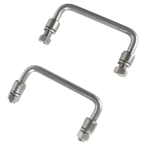 Vjsujehgy Klappgriff Aus Edelstahl 304, 90 Grad Klappbarer Zuggriff, Schrankgriff, Werkzeugkastengriff, 2er-Pack, Lochmitte 5,31 Vjsujehgy Klappgriff Aus Edelstahl 304, 90 Grad Klappbarer Zuggriff, Schrankgriff, Werkzeugkastengriff, 2er-Pack, Lochmitte 5,31 von Vjsujehgy
