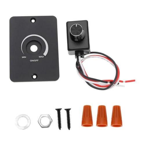 Vjsujehgy Kompatibler PWM-Lichtdimmer mit Drehknopf für Einfache Installation RV Experience 12-V-Lichtdimmer von Vjsujehgy