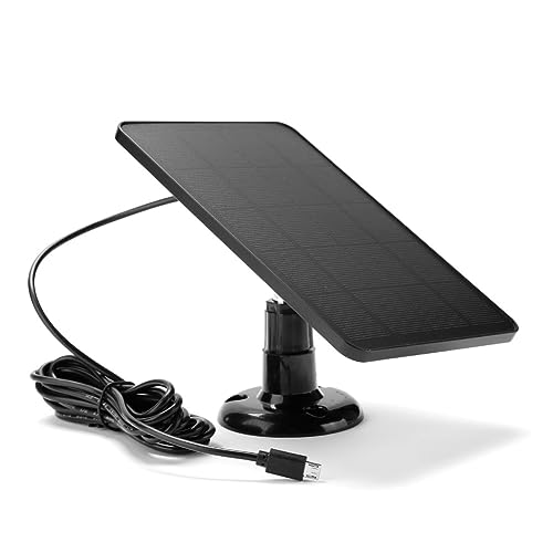 Vjsujehgy Kunststoff-Solarpanel für Überwachungskameras im Freien, USB-Solarpanel für CCTV-Überwachungskamera-Monitor-Stromversorgung von Vjsujehgy
