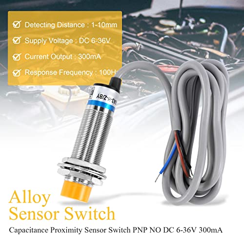 Vjsujehgy LJC18A3-H-Z/BY 1-10 mm Kapazitaet Proximity Sensor Schalter PNP DC 6-36V 300mA von Vjsujehgy