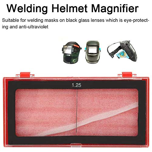 Vjsujehgy Lichtbogen SchweißEn Lupe Linse SchweißEr Bildschirm Helm Glas Dioptrie 1.25 Blendschutz SchweißEn Masken Brille von Vjsujehgy