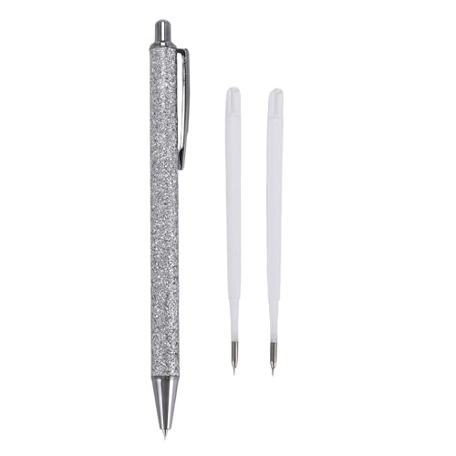 Vjsujehgy Luftfreisetzungsstift JäTen Werkzeug Einziehbarer PräZisions Pin Stift für Entfernen Von Blasen auf Autofolien Tapeten Vinyl und 2 NachfüLlpackungen von Vjsujehgy