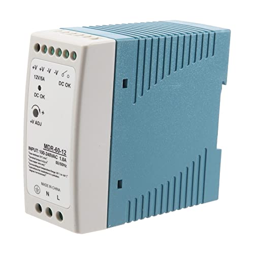 Vjsujehgy MDR-60 12V 60W DIN-Schienen Stromversorgung AC-DC Treiberspannungsregler Netzteil 110V 220V von Vjsujehgy