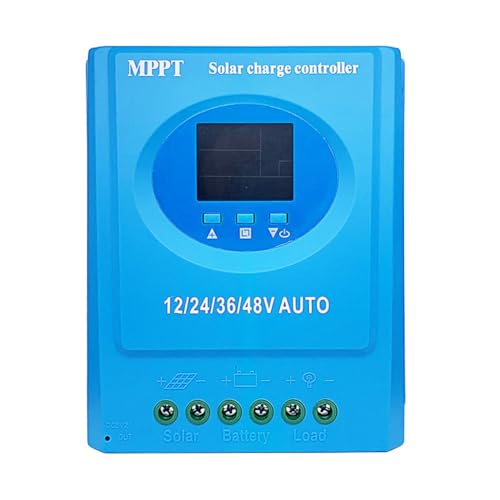 Vjsujehgy MPPT 150A Solar-Laderegler 12V 24V 36V 48V Doppel-USB mit LCD-Display für Blei-Säure- und Lithium-Batterie Solarpanel von Vjsujehgy