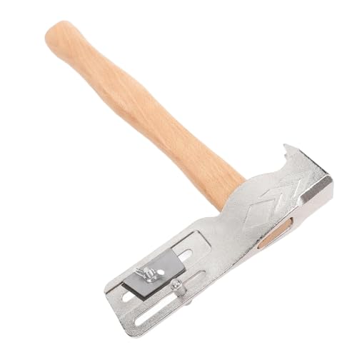 Vjsujehgy MWT005MH Dachdeckerbeil, Magnet-Dachdeckerbeil, Dachschindeln Aus Karbonstahl mit Holzgriff, für Dachreparaturen, 13,4 von Vjsujehgy