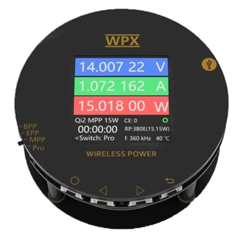 Vjsujehgy Magnetischer Drahtloser Ladetest 15W Schneller Ladekabinenladung Debugger Reparatur Wireless Ladetester Wireless Power Tester Vjsujehgy Magnetischer Drahtloser Ladetest 15W Schneller Ladekabinenladung Debugger Reparatur Wireless Ladetester Wireless Power Tester von Vjsujehgy