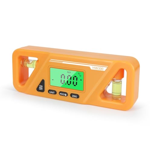Vjsujehgy Magnetisches Elektronisches Goniometer, LCD-Digital-Winkelmesser, Winkelmesser, Neigungsumrechnungsmesser, Digitaler Neigungsmesser von Vjsujehgy