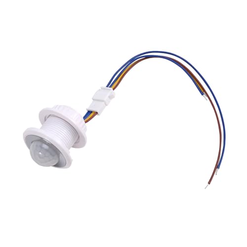 Vjsujehgy Mini-Bewegungssensor Lichtschalter 110-220V PIR-Sensor Intelligente ErkennungszeitverzöGerung Einstellbarer Infrarot-Induktionsdetektor von Vjsujehgy