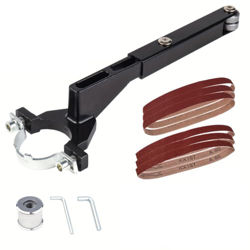 Vjsujehgy Mini-Schleifmaschine, Poliermaschine, Winkelschleifer, Modifiziertes Bandschleifer-Zubehör, Passend für 125-mm-Winkelschleifer von Vjsujehgy