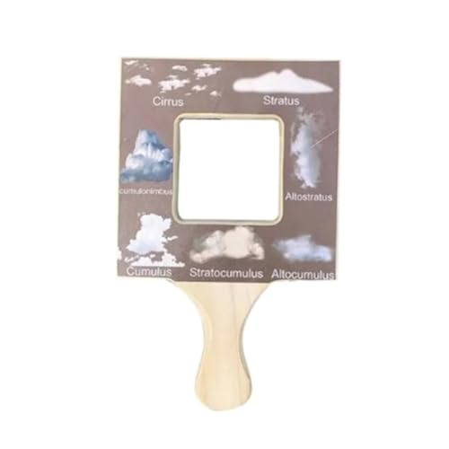 Vjsujehgy Nature Guide Finder Kleinkind Holzhandspielzeug Doppelseitiges Brett Outdoor-Pflanze Kinder Einfach zu Bedienen -D von Vjsujehgy