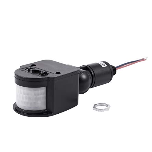 Vjsujehgy Outdoor 12V Dc Automatischer Infrarot Pir Bewegungsmelder Schalter Für Led Licht, Schwarz Vjsujehgy Outdoor 12V Dc Automatischer Infrarot Pir Bewegungsmelder Schalter Für Led Licht, Schwarz von Vjsujehgy