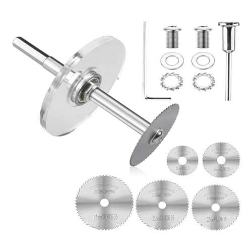 Vjsujehgy PVC-Innenschneider-Werkzeugsatz - für PVC-Rohre mit Einstellbarer Tiefenführung, 6 HSS-Sägezahnblätter von Vjsujehgy