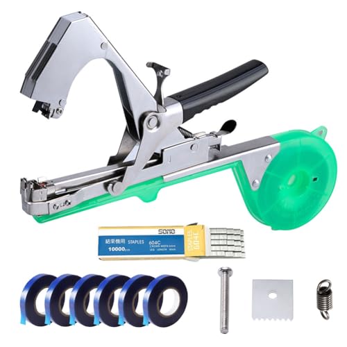 Vjsujehgy Pflanzenzweige Handbindeklammern + +BänderBindemaschine Blumen Gemüsegarten Tapetool Gartengeräte-B Vjsujehgy Pflanzenzweige Handbindeklammern + +BänderBindemaschine Blumen Gemüsegarten Tapetool Gartengeräte-B von Vjsujehgy