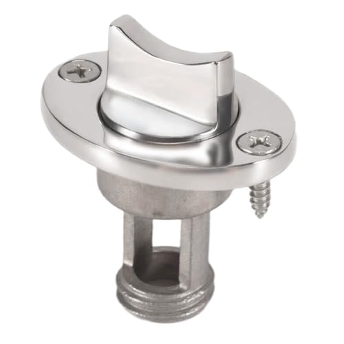 Vjsujehgy Rostfreier Stahl Boot Ablassschraube Spundloch Drainage Marine Dinghy Garboard Hardware BootszubehöR, Rote Dichtung von Vjsujehgy