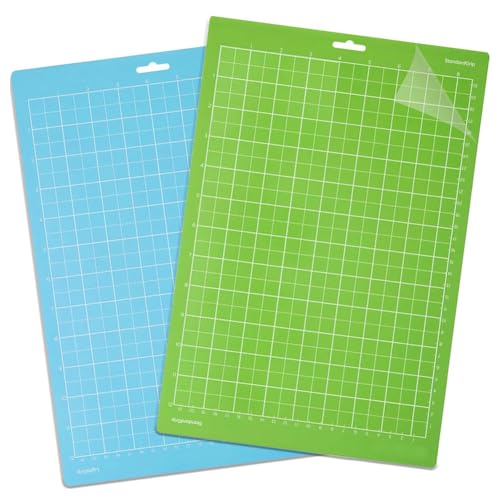 Vjsujehgy Schneidematte für Joy Xtra, 8,5 X 12 Standard Grip und Light Grip Schneidematten-Set, für Joy Extra-Zubehör, B Vjsujehgy Schneidematte für Joy Xtra, 8,5 X 12 Standard Grip und Light Grip Schneidematten-Set, für Joy Extra-Zubehör, B von Vjsujehgy