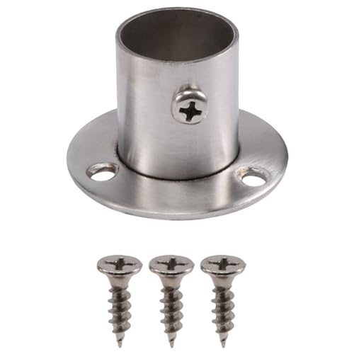 Vjsujehgy Schrank Kleiderschrank 22Mm Dia Pipe Hanging Rail Rod End Support Bracket von Vjsujehgy
