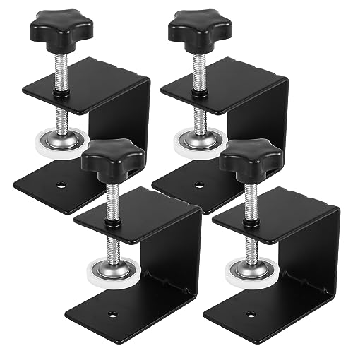 Vjsujehgy Schubladen-Frontplatten-Montageklemmen-Hardware-Vorrichtung C-Klemme 3 Mm Dickere Schubladen-BohrlochfüHrung U-Klemme (4Er-Pack) von Vjsujehgy