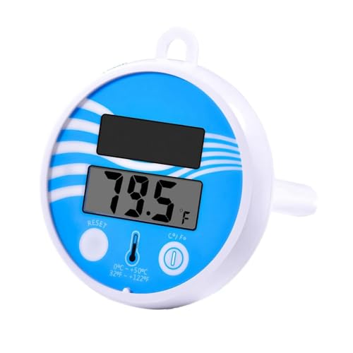 Vjsujehgy Schwimmendes Schwimmbad Thermometer Kabellos - Schwimmbad Temperatur Thermometer Einfach Abzulesen, Solar Digital Schwimmbad Thermometer Vjsujehgy Schwimmendes Schwimmbad Thermometer Kabellos - Schwimmbad Temperatur Thermometer Einfach Abzulesen, Solar Digital Schwimmbad Thermometer von Vjsujehgy