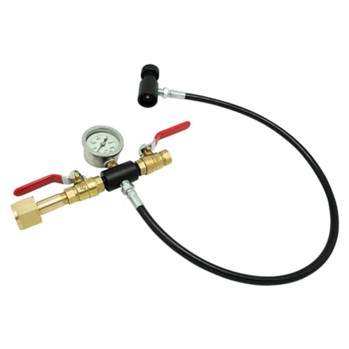Vjsujehgy Soda-Zylinder-Flaschenschlauch-Adapter-Set, Soda-Wasserbereiter, Kohlendioxid-Zylinder-FüLladapter Von CGA320 auf TR21-4 von Vjsujehgy