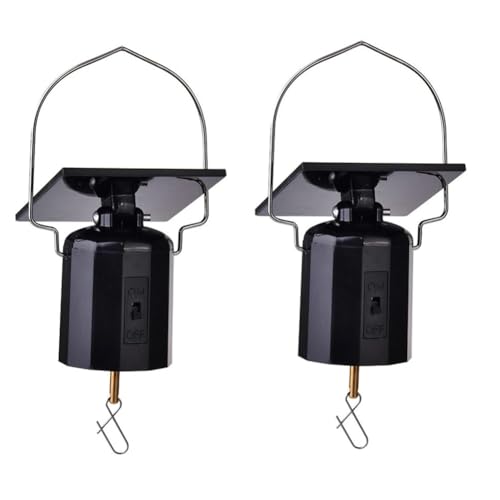 Vjsujehgy Solarbetriebenes Windrad, Solarmotor mit Haken, Keine Batterien Erforderlich, Hängender Rotierender Motor für die Terrasse im Garten im Freien von Vjsujehgy