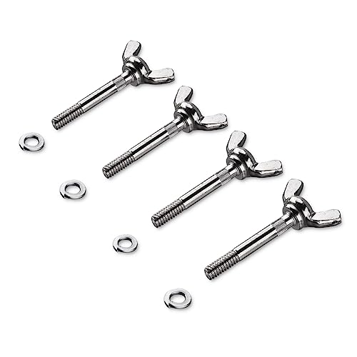 Vjsujehgy Stelzen-Flügelschrauben-Set, Ersatzteile für Trockenbau-Malerei, 4 Packungen von Vjsujehgy