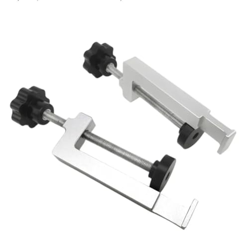 Vjsujehgy Tischklemme, Universelle Zaun-/T-Nut-/Tischsägen-Führungsschienenklemmen, Feste Klemme Aus Aluminiumlegierung für Holzbearbeitungswerkzeuge, Ersatzteile von Vjsujehgy