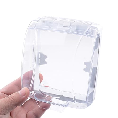 Vjsujehgy Türklingel Wasserdichte Abdeckung Transparente Regenabdeckung Wasserdichte Regenabdeckung Box Outdoor Geeignete Tastenabdeckung Wasserdichte Abdeckung von Vjsujehgy