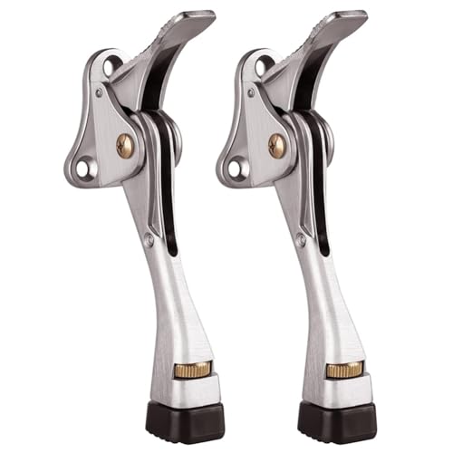 Vjsujehgy Türstopper 2er Pack Kickdown Türstopper Höhenverstellbar und Gummispitze 4 Türhalter von Vjsujehgy