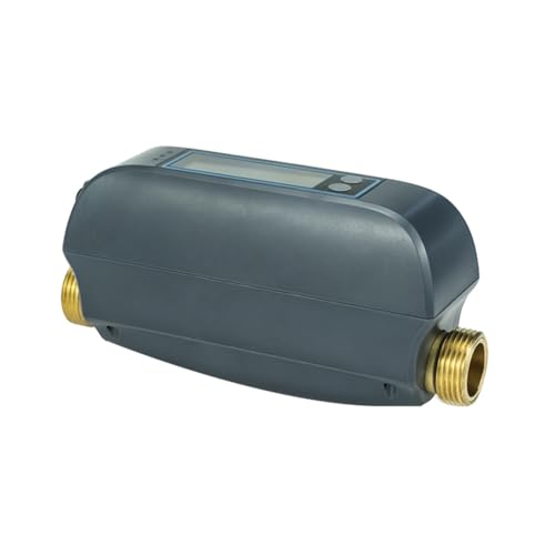 Vjsujehgy Tuya WiFi Smart-Wasserventil, Wasserdurchflussrate und Wasserzähler, Ein-/Ausschalten, Fernbedienung, Echtzeitanzeige, EU Stecker von Vjsujehgy