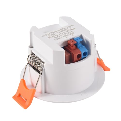 Vjsujehgy Tuya ZigBee MmWave-Anwesenheitssensor für Menschen mit Luminanz-Mikrowellen-Radarerkennung, PIR-Bewegungssensor, Deckenmontage Vjsujehgy Tuya ZigBee MmWave-Anwesenheitssensor für Menschen mit Luminanz-Mikrowellen-Radarerkennung, PIR-Bewegungssensor, Deckenmontage von Vjsujehgy